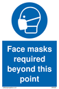 MP6095: Face masks required beyond this point