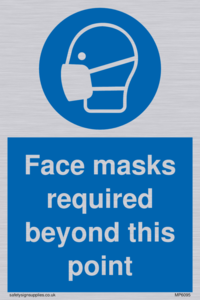 MP6095: Face masks required beyond this point