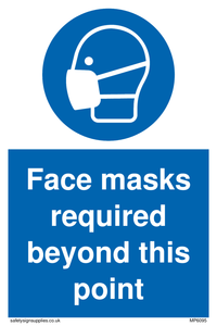 MP6095: Face masks required beyond this point