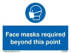 MP6095: Face masks required beyond this point