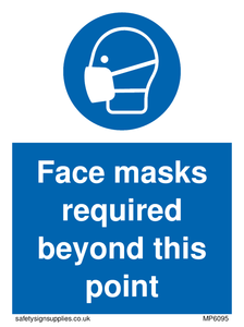 MP6095: Face masks required beyond this point