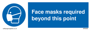 MP6095: Face masks required beyond this point