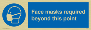 MP6095: Face masks required beyond this point