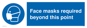 MP6095: Face masks required beyond this point