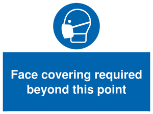 MP6098: Face covering required beyond this point