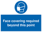 MP6098: Face covering required beyond this point