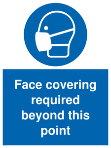 MP6098: Face covering required beyond this point