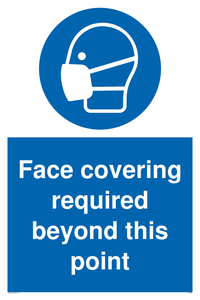 MP6098: Face covering required beyond this point