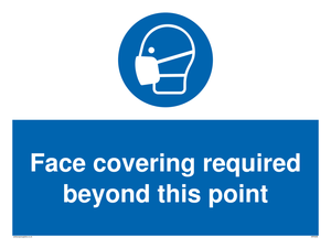 MP6098: Face covering required beyond this point