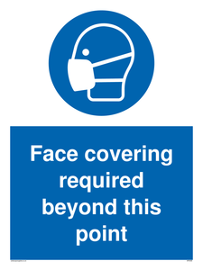 MP6098: Face covering required beyond this point