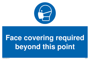 MP6098: Face covering required beyond this point