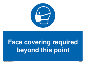 MP6098: Face covering required beyond this point