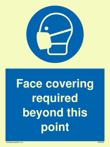 MP6098: Face covering required beyond this point