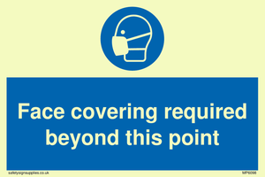 MP6098: Face covering required beyond this point