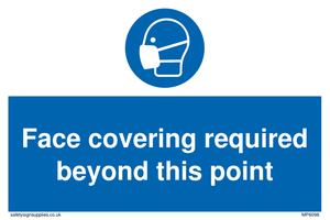 MP6098: Face covering required beyond this point