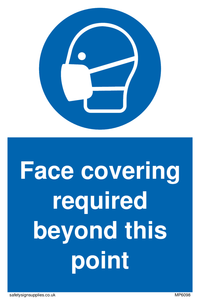 MP6098: Face covering required beyond this point