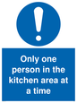 MP6100: Only one person in the kitchen area at a time