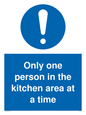 MP6100: Only one person in the kitchen area at a time