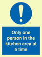MP6100: Only one person in the kitchen area at a time