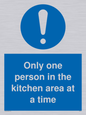 MP6100: Only one person in the kitchen area at a time