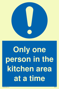 MP6100: Only one person in the kitchen area at a time