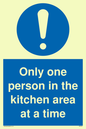 MP6100: Only one person in the kitchen area at a time
