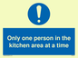 MP6100: Only one person in the kitchen area at a time