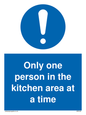 MP6100: Only one person in the kitchen area at a time