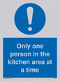 MP6100: Only one person in the kitchen area at a time