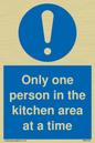MP6100: Only one person in the kitchen area at a time