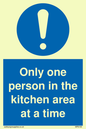 MP6100: Only one person in the kitchen area at a time