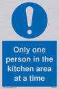 MP6100: Only one person in the kitchen area at a time