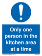 MP6100: Only one person in the kitchen area at a time