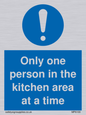 MP6100: Only one person in the kitchen area at a time