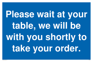 MP6142: Please wait at your table
