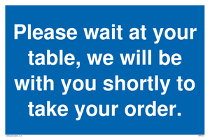 MP6142: Please wait at your table