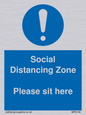 MP6148: Social Distancing Zone Please sit here