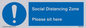 MP6148: Social Distancing Zone Please sit here