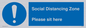 MP6148: Social Distancing Zone Please sit here