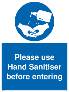 MP6151: Please use Hand Sanitiser before entering