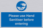 MP6151: Please use Hand Sanitiser before entering