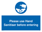 MP6151: Please use Hand Sanitiser before entering