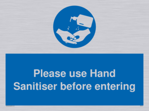MP6151: Please use Hand Sanitiser before entering