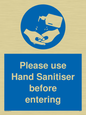 MP6151: Please use Hand Sanitiser before entering