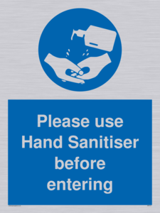 MP6151: Please use Hand Sanitiser before entering