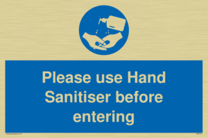 MP6151: Please use Hand Sanitiser before entering