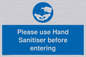 MP6151: Please use Hand Sanitiser before entering