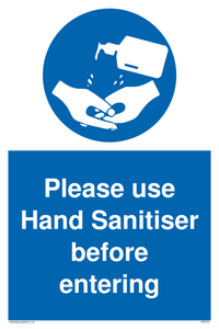 MP6151: Please use Hand Sanitiser before entering