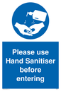 MP6151: Please use Hand Sanitiser before entering