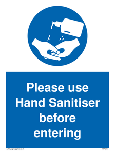 MP6151: Please use Hand Sanitiser before entering